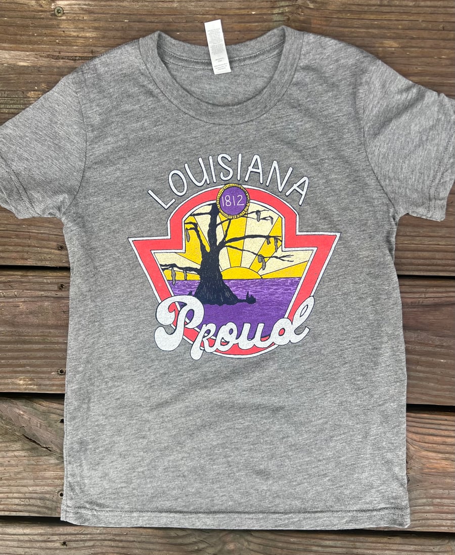 Image of Youth Louisiana Proud T Shirt