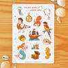 The Sea Speaks of Ancient Tales Sticker Sheet