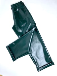 Image 5 of 🎀 FISHING CAPSULE 🎀 MM6 MAISON MARGIELA RUNWAY OILSKIN GREEN PANT