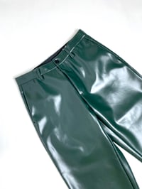 Image 3 of 🎀 FISHING CAPSULE 🎀 MM6 MAISON MARGIELA RUNWAY OILSKIN GREEN PANT