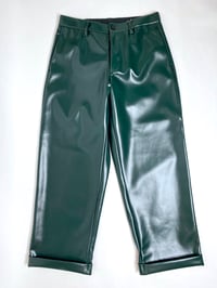 Image 2 of 🎀 FISHING CAPSULE 🎀 MM6 MAISON MARGIELA RUNWAY OILSKIN GREEN PANT