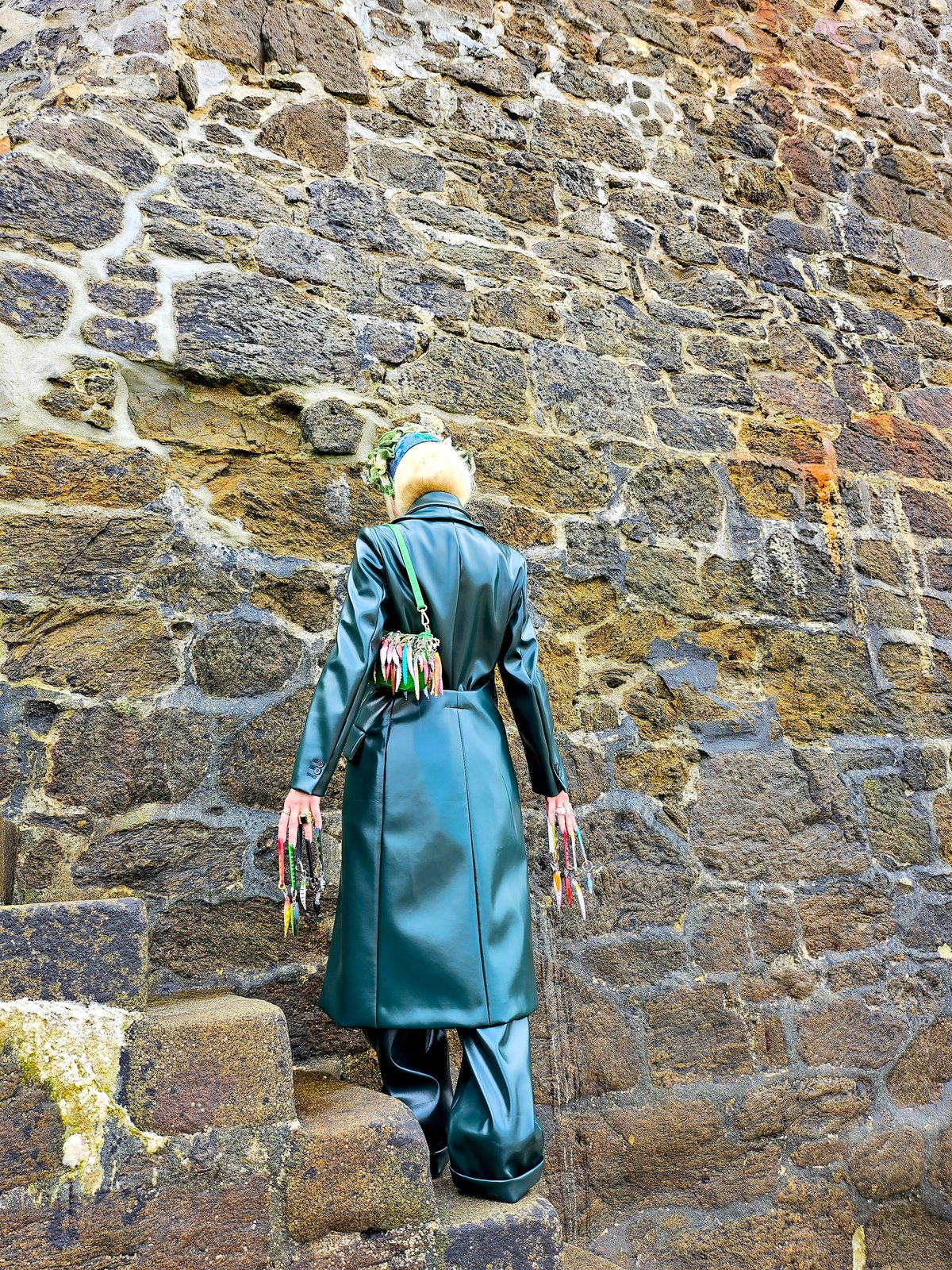 🎀 FISHING CAPSULE 🎀 MM6 MAISON MARGIELA RUNWAY OILSKIN GREEN