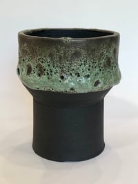 Image 1 of Lava pedestal vase