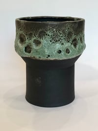 Image 2 of Lava pedestal vase