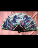 Image 3 of "Hexapoda Quartet" Fabric Hand Fan