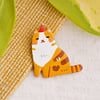 Kitty Cat Clay Pin