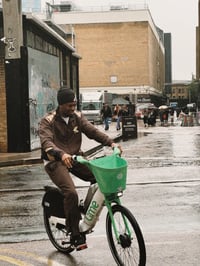 Image 3 of ???OG POLYTRACKIE TOP BROWN