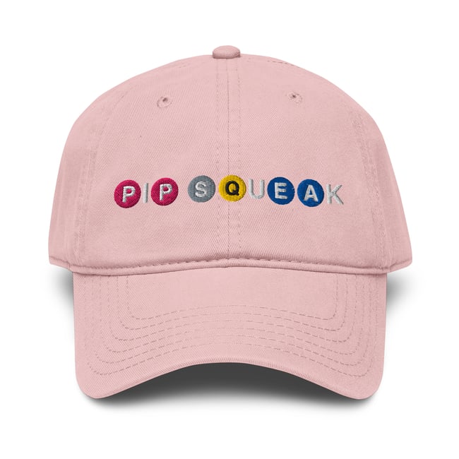 Pipsqueak NYC (Pink P Subway) Garment washed baseball cap