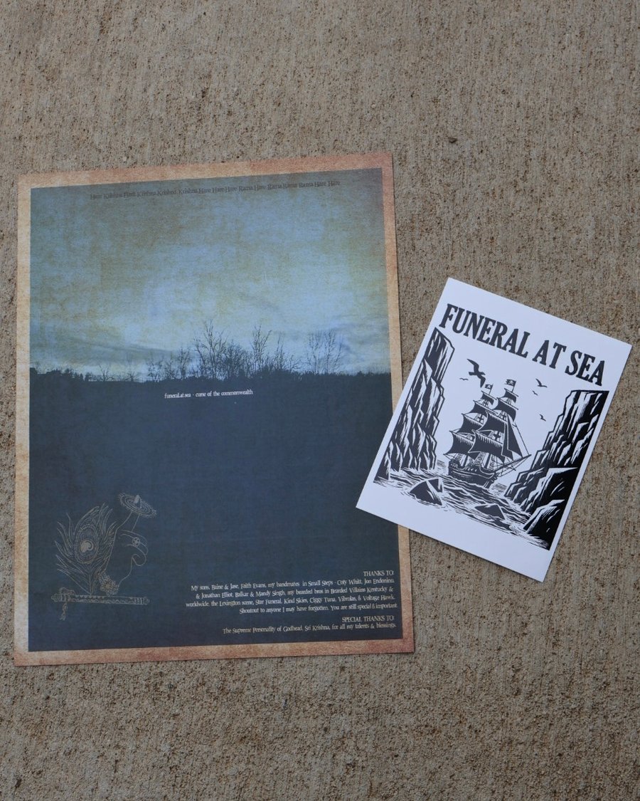 Image of FUNERAL AT SEA - “Curse of the Commonwealth” LP