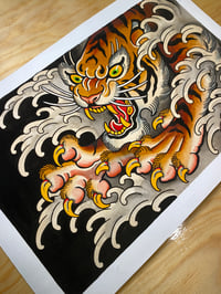 Image 1 of ORIGINAL tiger painting 