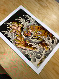 Image 2 of ORIGINAL tiger painting 