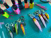 Image 10 of 🎀 FISHING CAPSULE 🎀 UNIQUE PIECE HANDPAINTED TRIBAL FISHING NAIL SET