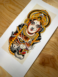 Image 2 of ORIGINAL  Durga with tiger 