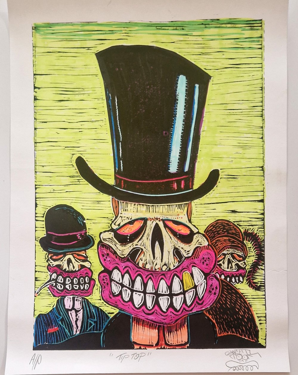 TIP Top Embellished Linocut AP