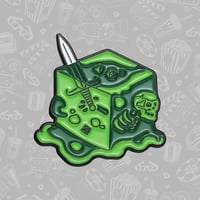Gelatinous Cube Enamel Pin