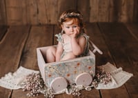 Image 8 of Wood pram with pattern