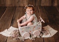 Image 9 of Wood pram with pattern