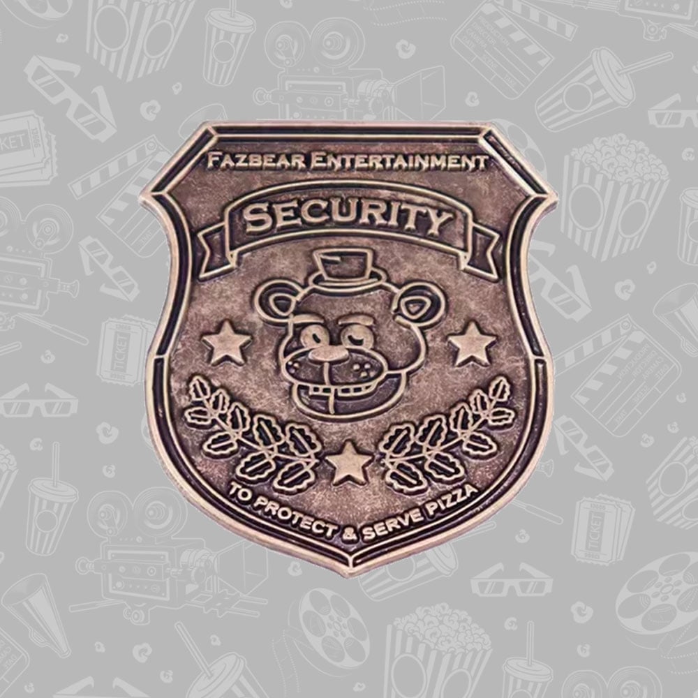 Fazbear Security Metal Pin