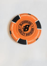 Image 2 of Blackbridge Harley-Davidson dealer Poker Chip Orange