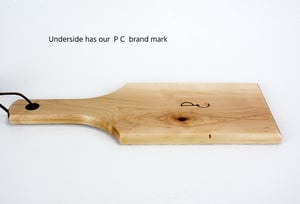 Image of Hardwood Maple Cutting Board or Charcuterie Board, Solid Maple Wood Cheese Board