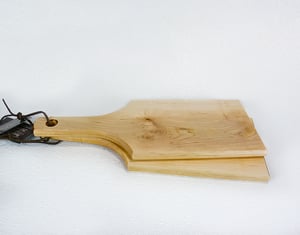 Image of Hardwood Maple Cutting Board or Charcuterie Board, Solid Maple Wood Cheese Board