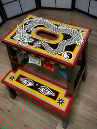 Image 1 of Handpainted step stool