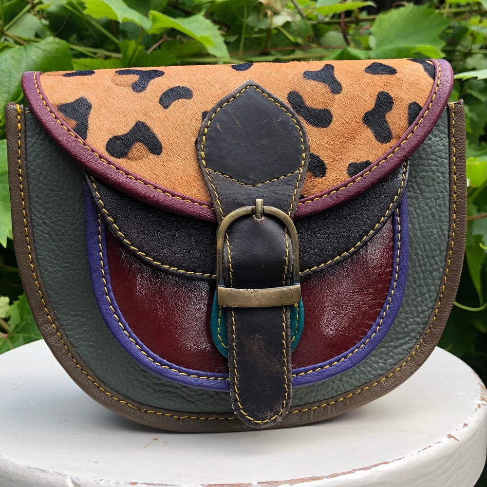 Image of Harlequin Collection - Multicoloured Baby Saddle #36B