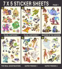 Image 1 of Sticker Sheets: 7 x 5
