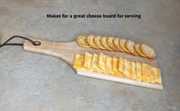 Image 1 of Small Wooden Maple Cutting Board, Cheese Board or Charcuterie Board, Hardwood Cutting Board