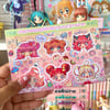 Magical Girls sticker sheet