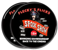 FLECKY’S FLICKS BUTTON BADGE (2 BADGES PER SET) INCLUDING FREE P&P