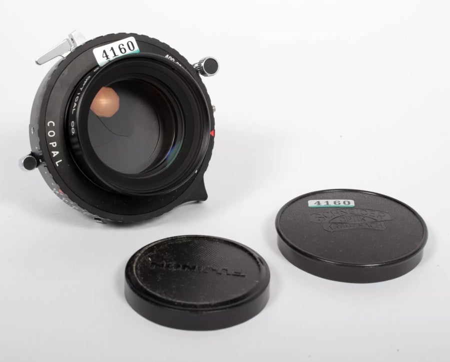 Image of Fuji Fujinon C 450mm F12.5 lens in all black Copal #1 shutter #4160
