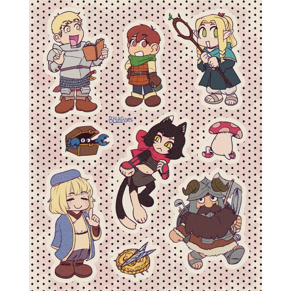 Image of Dungeon Party Stickers