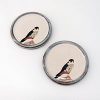 Image 2 of MADE TO ORDER A Pair of Hobby Bird Coasters