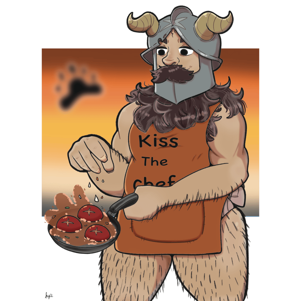 Image of Kiss the Chef Print