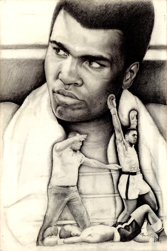 Image of The Look - Muhammad Ali - Titanium 