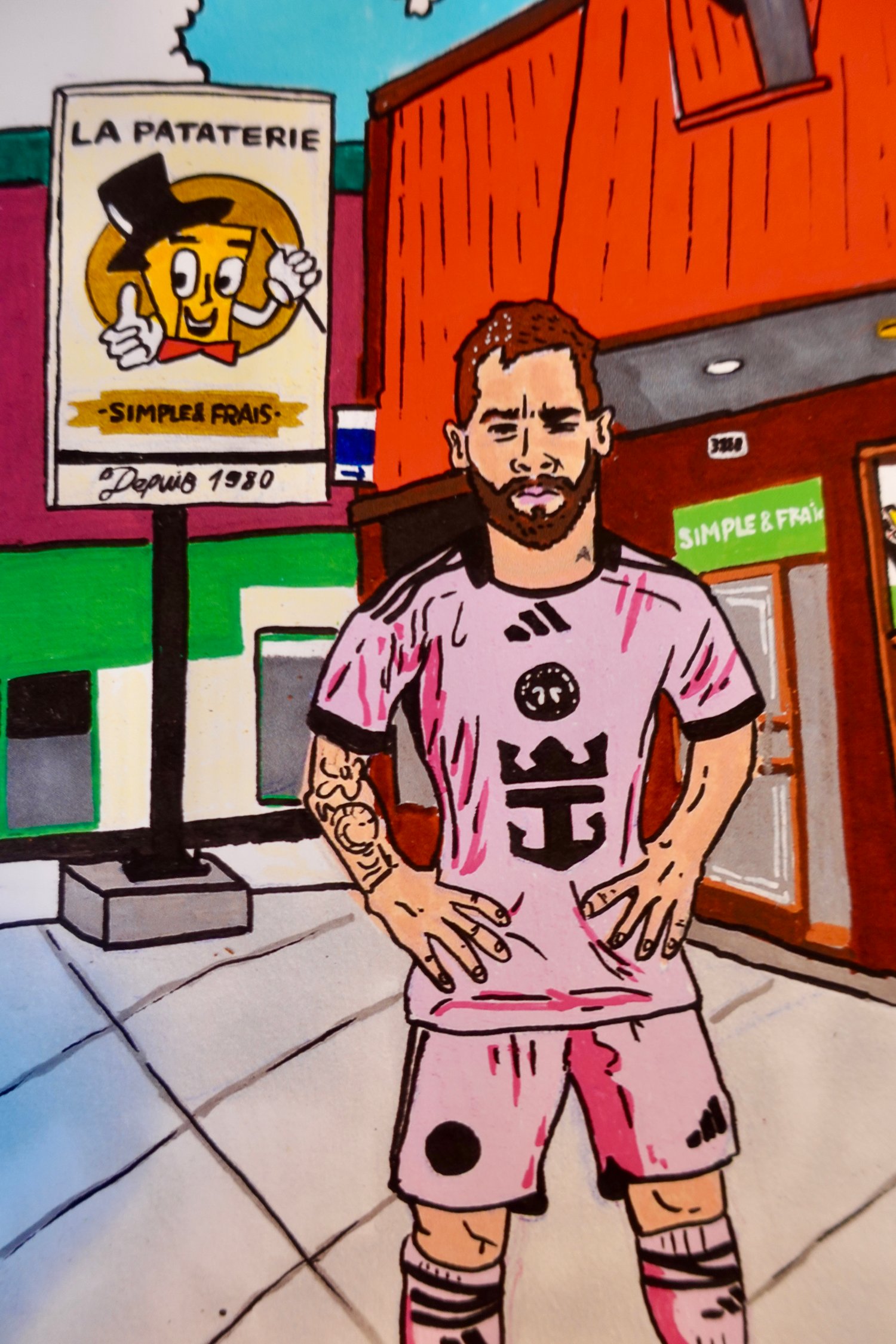 Image of " Messi dans Hochelaga " art prints ( Limités à 10 )