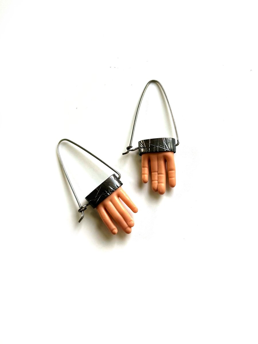 Image of Finger Fringe Earrings