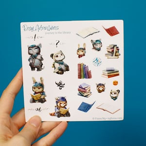 Image of Berry Adventurers Washi Sticker Sheet