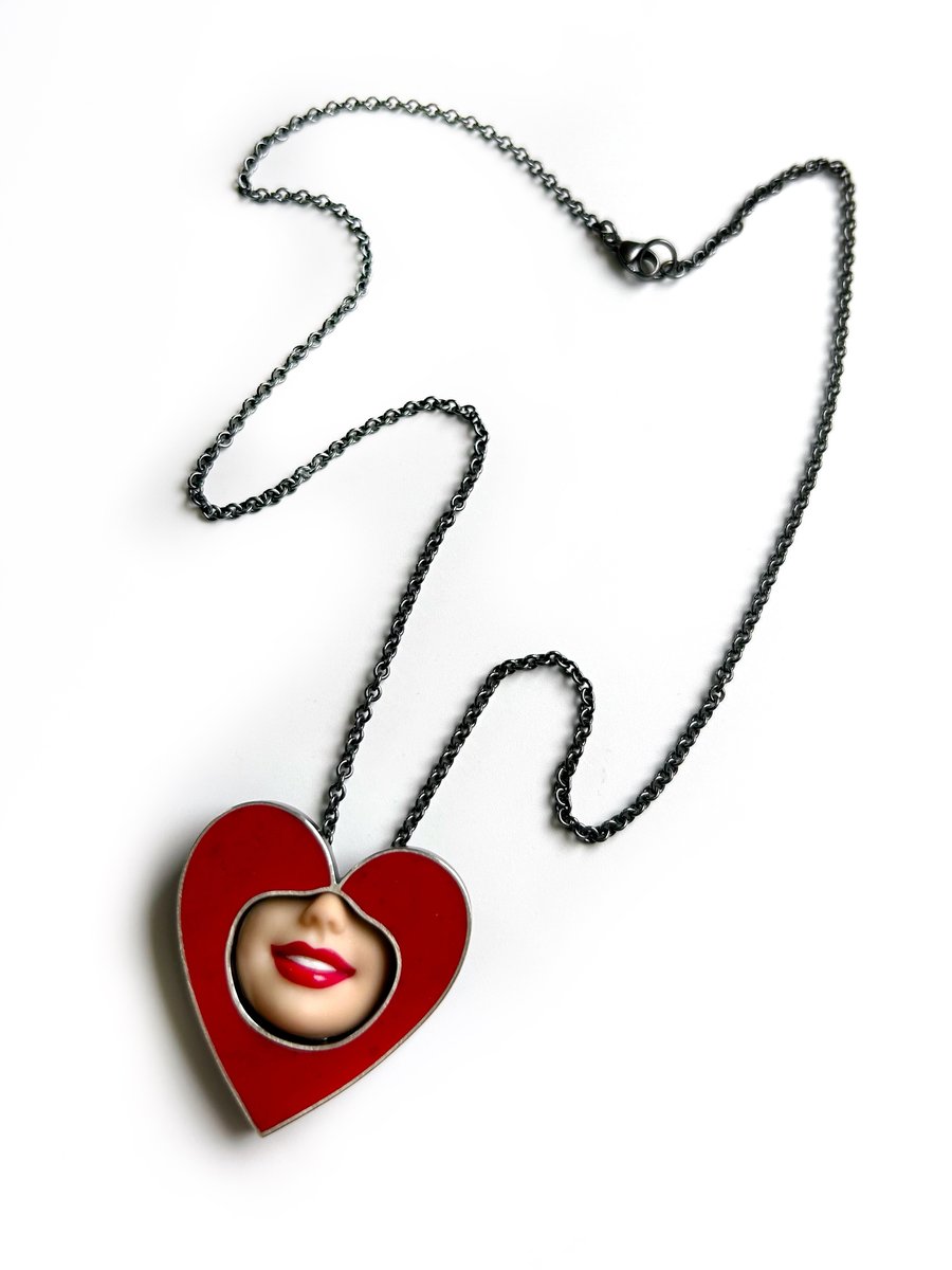 Image of Smile Heart Necklace 1