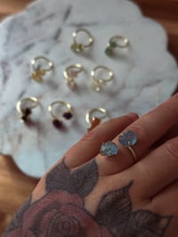 Image 6 of Dainty Crystal Ring (Gold)
