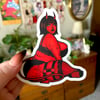 Devil Girl Vinyl Sticker