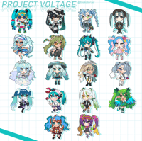 Image 1 of Project Voltage Stickers