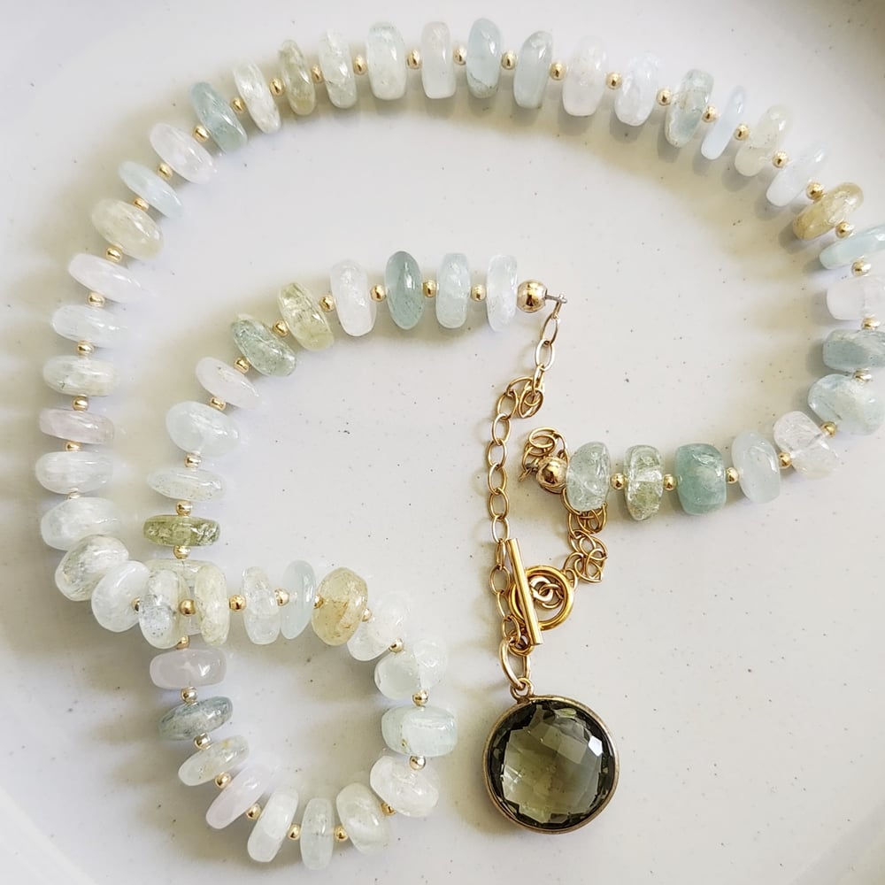 Image of Beryl + Gold Necklace