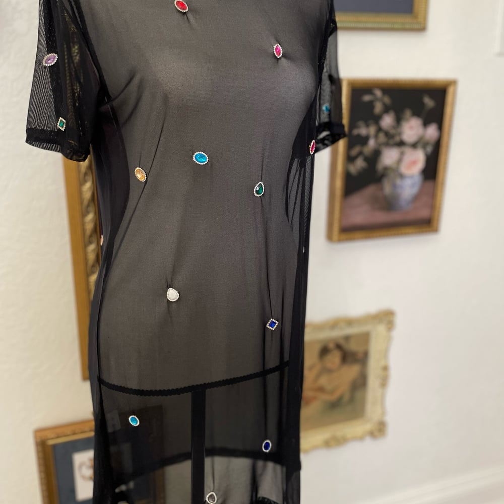 Image of Midnight Gem Mesh Top