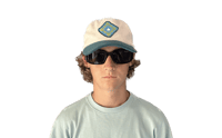 Image 1 of Teal/Gold Corduroy Hat