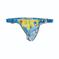 Image 1 of BOYFRIEND MATERIAL DOUBLE CHARM THONG