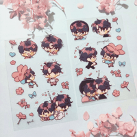 Image 1 of sakura clear stickers