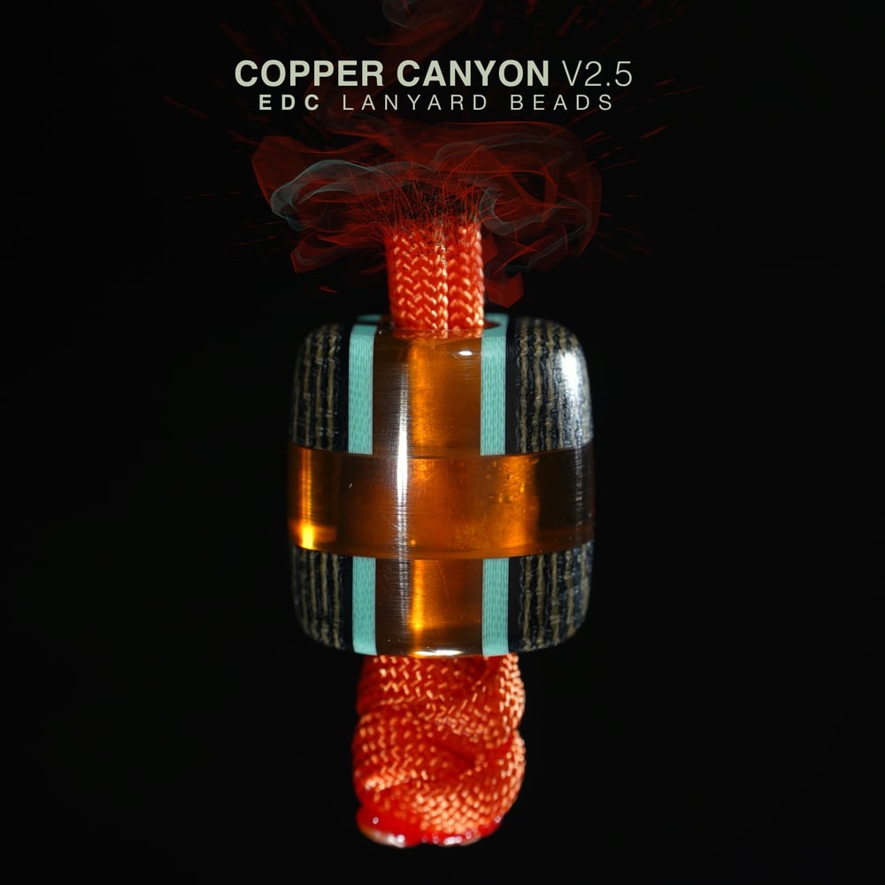 Copper Canyon V2.5 EDC lanyard beads