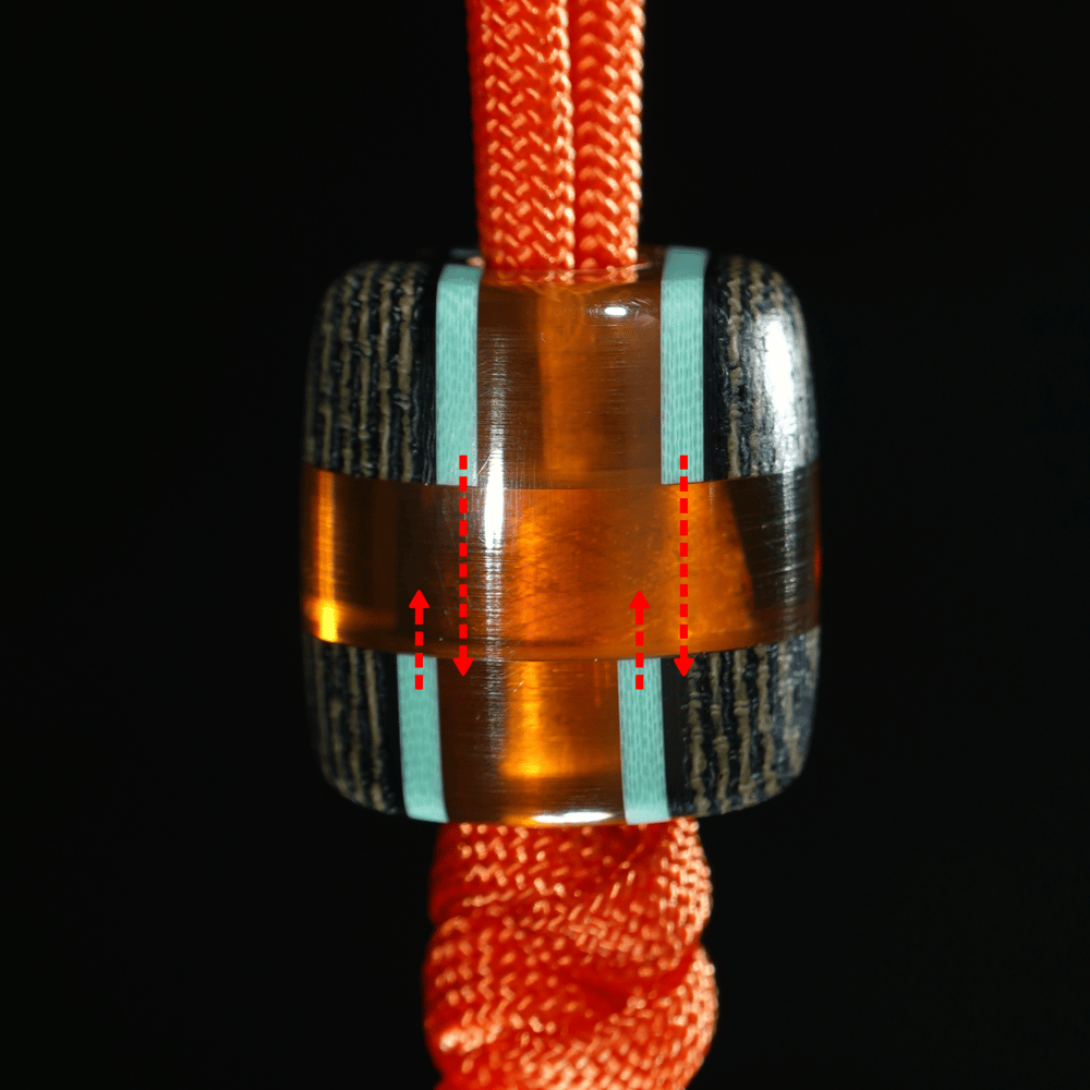 Copper Canyon V2.5 EDC lanyard beads